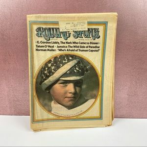 Vintage Rolling Stone Magazine Gordon Liddy Truman Capote July 19, 1973 Music